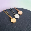 Engraved Necklace